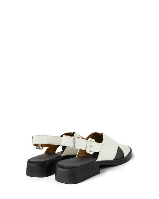 Camper - Dana 2-Strap Sandals in White