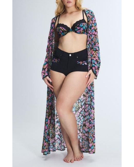Savage x Fenty Black On The Prowl Robe