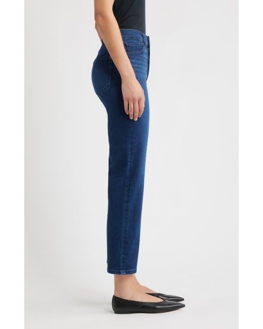 FRAME Blue Le Sleek High Waist Ankle Straight Leg Jeans