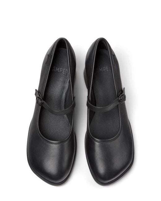 Camper Black Kora Mary Jane Pump