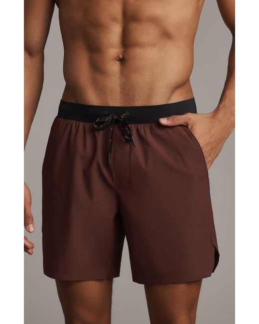 Rhone Red Invictus 7-Inch Unlined Training Shorts for men