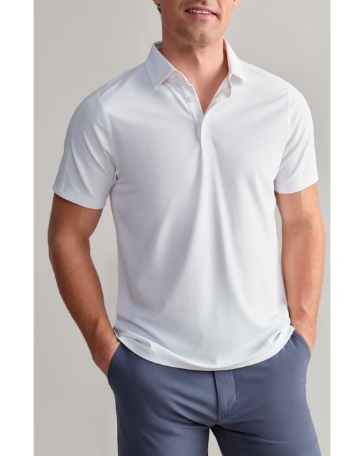 Rhone Gray Regatta Piqué Performance Polo for men