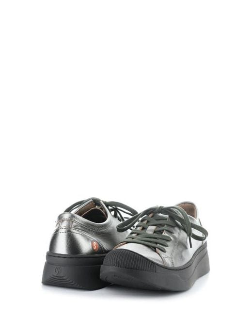 Softinos Women's Gray Apur Platform Sneaker