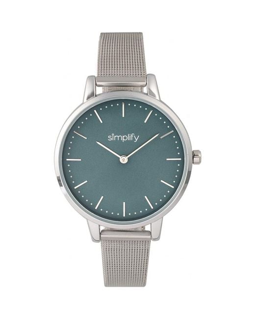 Simplify Metallic The 5800 Mesh Bracelet Watch