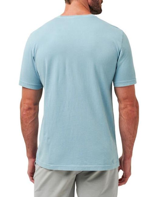 Travis Mathew Blue Local Favorite Patch Pocket Graphic T-Shirt for men