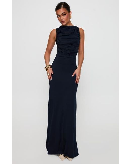 blue dress princess polly Navy Wool Silk Linen Blend Custom Dress Pants