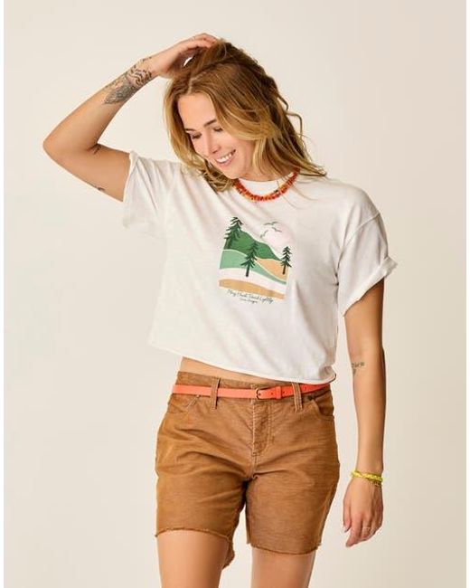 Carve Designs Natural Parker Graphic Tee