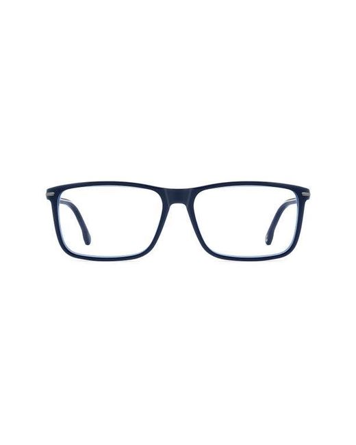 Carrera Black 54Mm Rectangular Optical Glasses for men