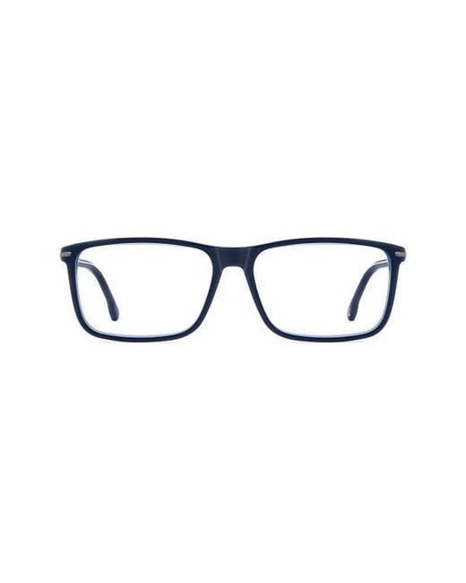 Carrera Black 54Mm Rectangular Optical Glasses for men