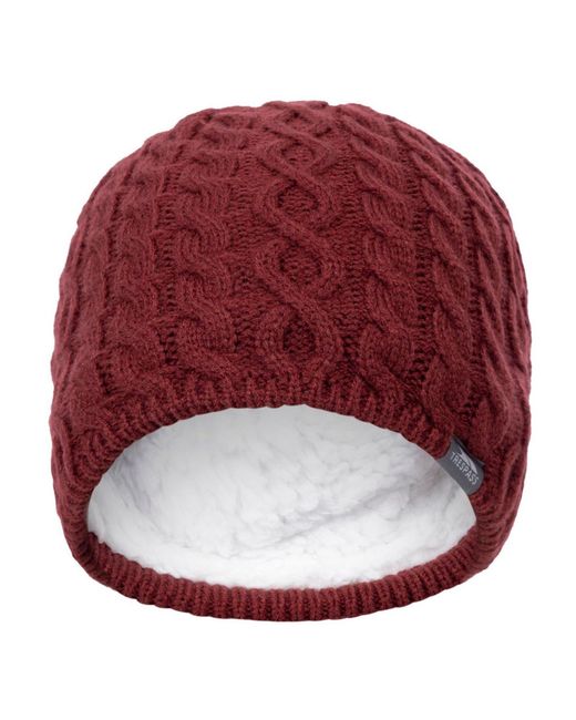Trespass Red Kendra Beanie Hat