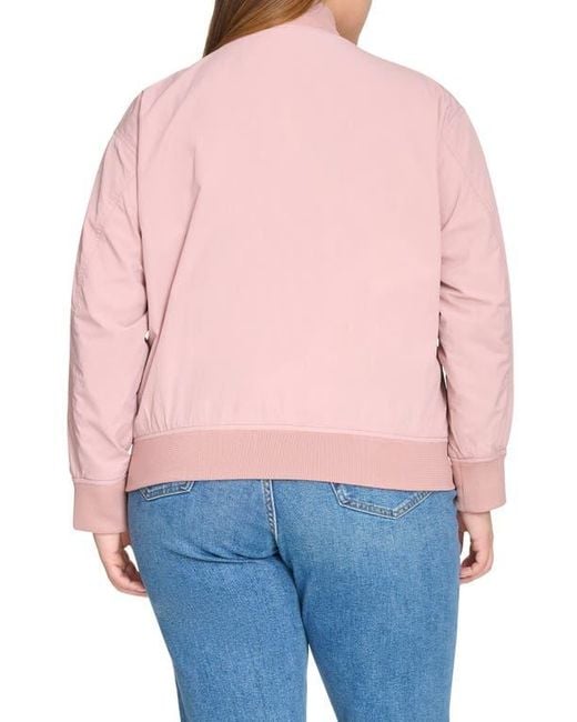 Levi's Blue Relaxed Bomber Jacket