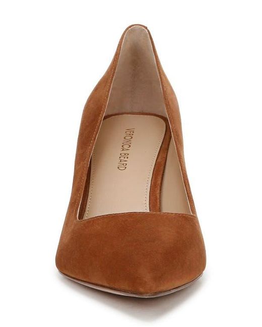 Veronica Beard Brown Rita Pointed Toe Pump