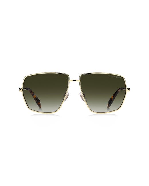 Marc Jacobs Green 60Mm Gradient Square Sunglasses