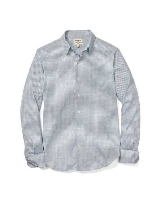 Bonobos Gray Tech Check Button-Up Shirt for men