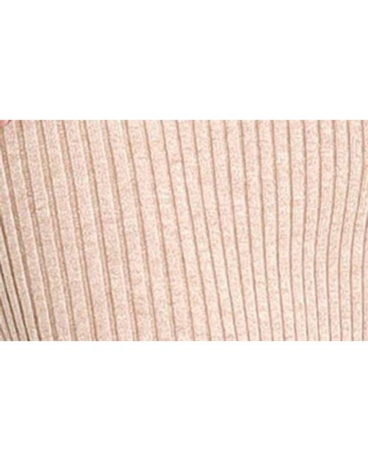 Petal & Pup Natural Helena Belted Long Sleeve Sweater Dress