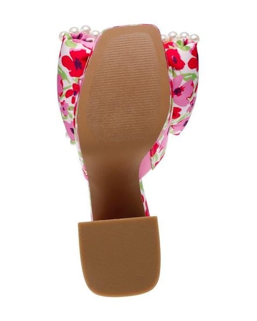 Betsey Johnson Red Maccie Platform Sandal