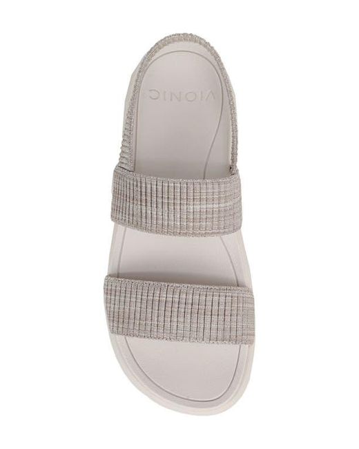 Vionic White The Sky Slide Sandal