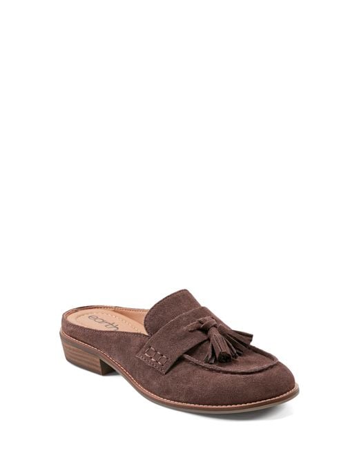 Earth Brown Everett Tassle Mule