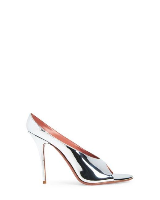 AMINA MUADDI White Anok Metallic Sandal