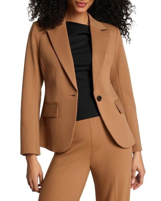 Spanx Black Stretch Ponte Blazer