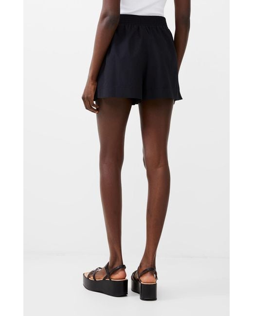 French Connection Blue Poplin Shorts