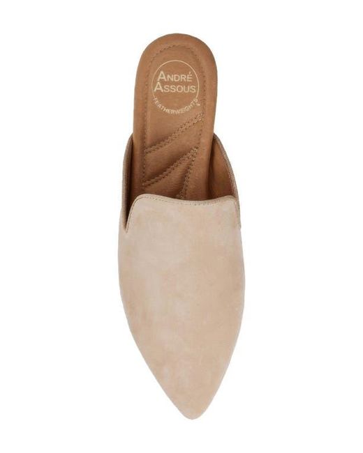 Andre Assous Brown Daria Mule
