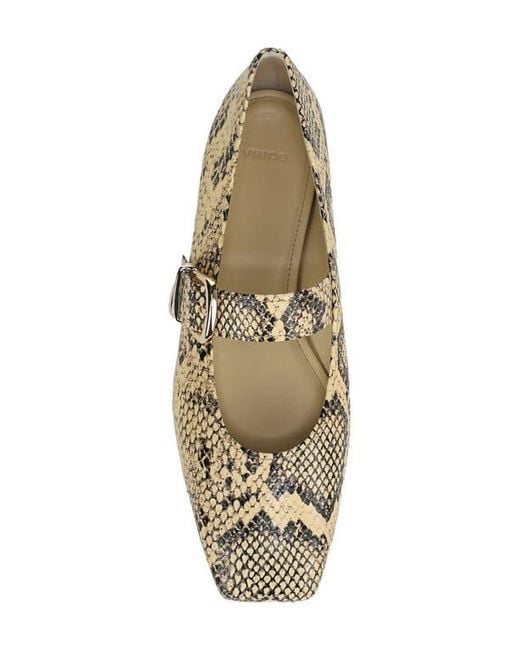 Vince Metallic Daniela Mary Jane Flat