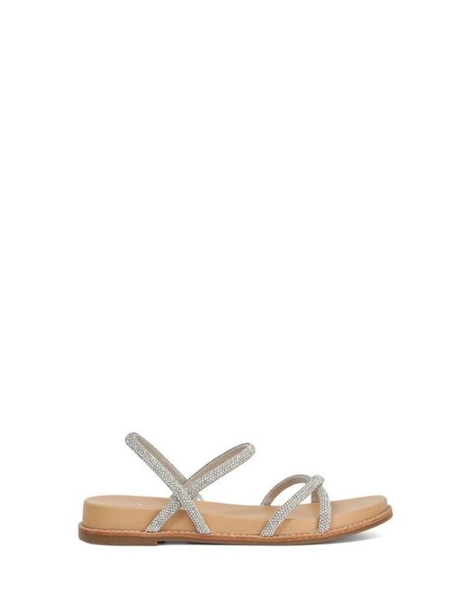 Dune White Levia Slingback Platform Sandal