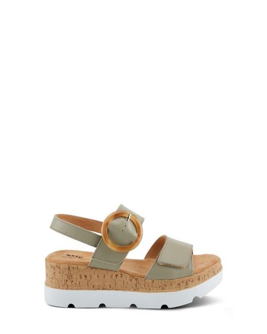 Spring Step Multicolor Abarah Slingback Platform Sandal