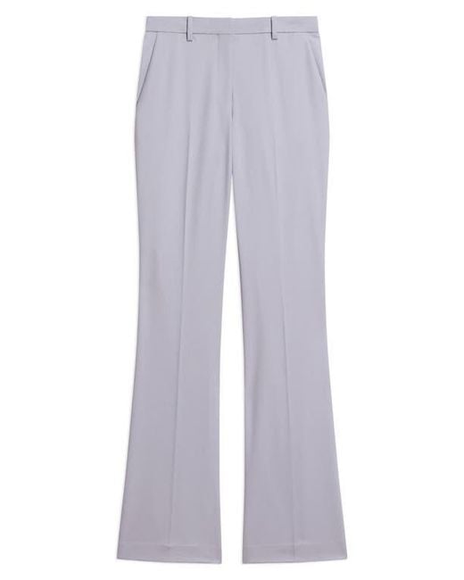 Theory Blue Slim Fit Stretch Wool Trousers