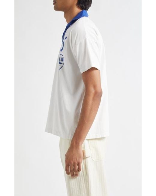 Bode Blue Recreation Polo for men
