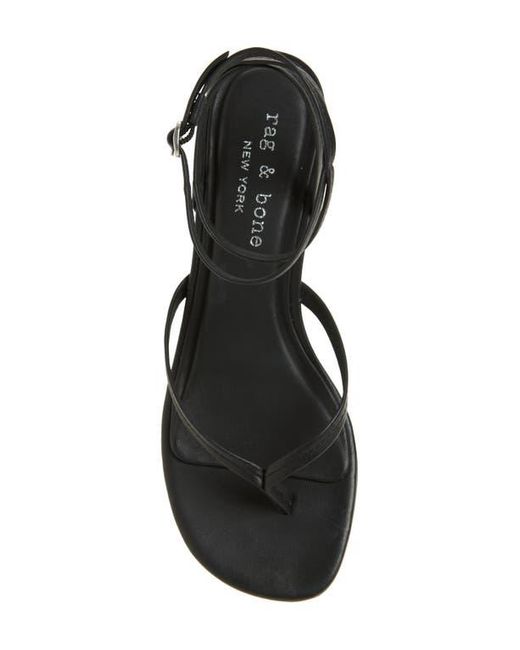 Rag & Bone White Gemma Ankle Strap Sandal