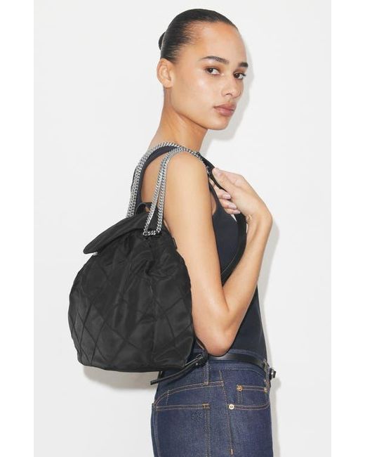 Tory Burch Black Fleming Nylon Backpack