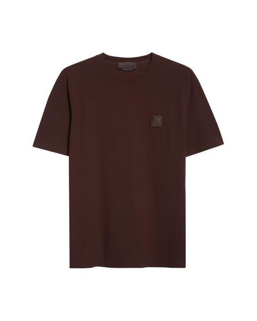 Stone Island Brown Ghost Compass Patch T-Shirt for men