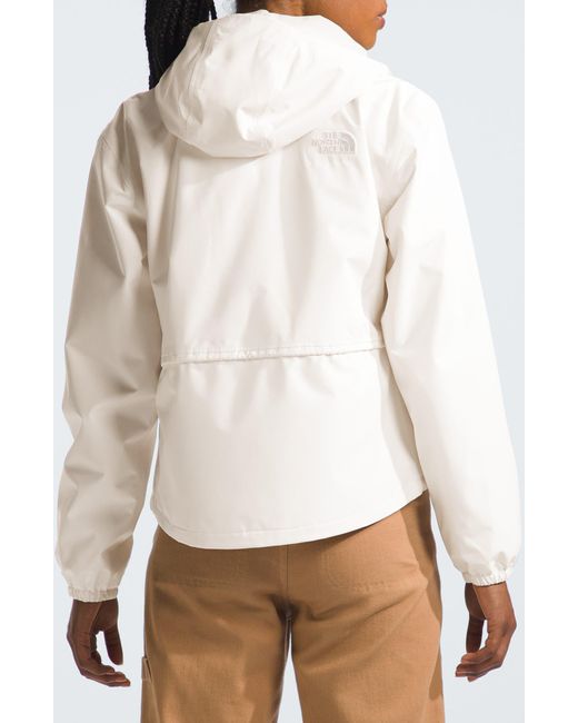 The North Face White Daybreak Water Repellent Hooded Jacket