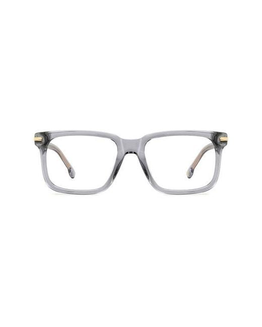 Carrera Gray 54Mm Rectangular Optical Glasses for men