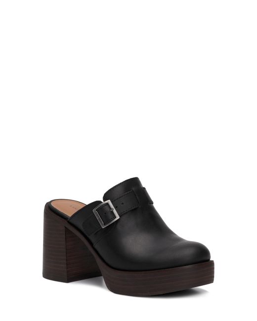 Lucky Brand Odibell Platform Mule in Black | Lyst