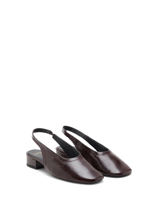 Mango Brown Slingback Pump