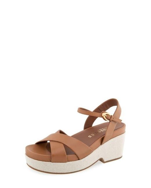 Aerosoles Brown Chabella Platform Sandal