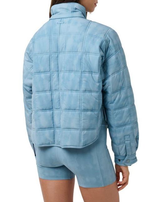 Travis Mathew Blue City Edge Quilted Jacket
