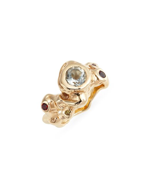Faris Metallic Caldera Amethyst Ring