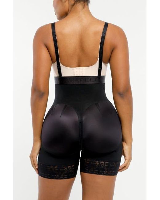 Shapellx Black Postpartum Side Zipper Support Shorts