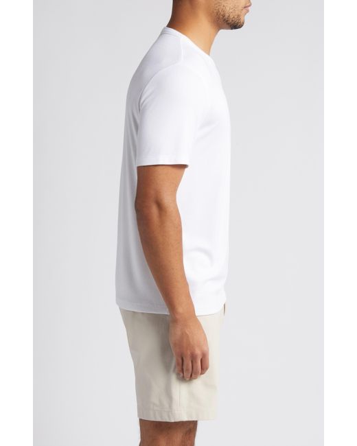 Theory White Anemone Milano Essential Tee for men