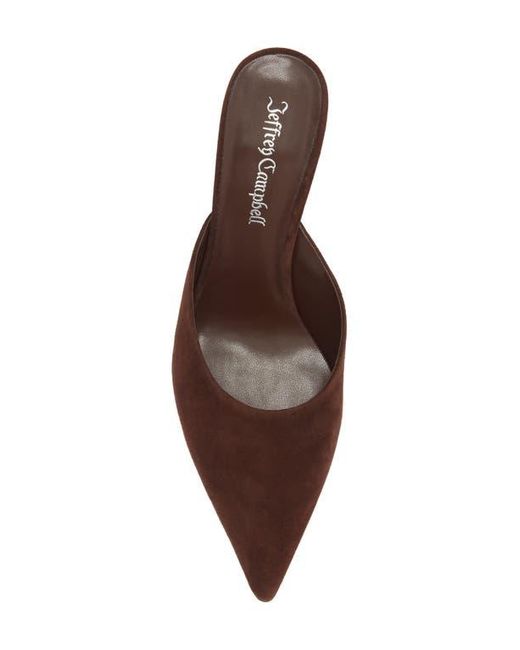 Jeffrey Campbell Brown Unamused Pointed Toe Mule