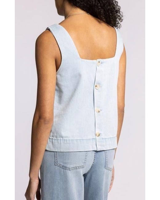 Thread & Supply Blue Millicent Denim Tank