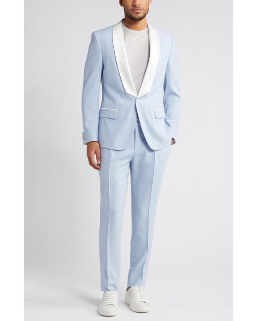 HUGO Henry Slim Fit Suit Jacket in Blue for Men | Lyst