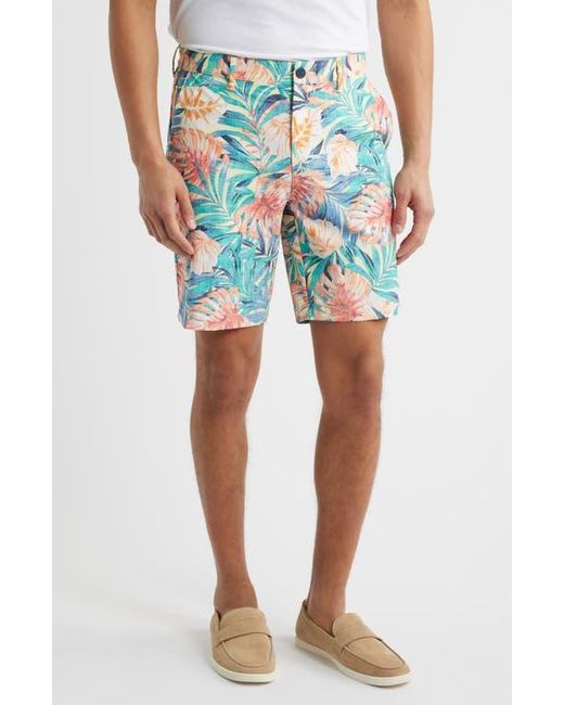 Tommy Bahama Blue Chip Shot Positano Palms Stretch Ripstop Shorts for men