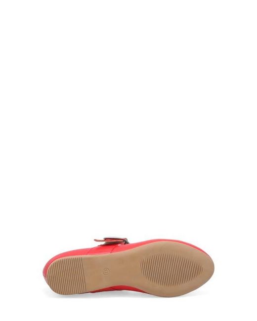 Miz Mooz Red Kaity Mary Jane Flat