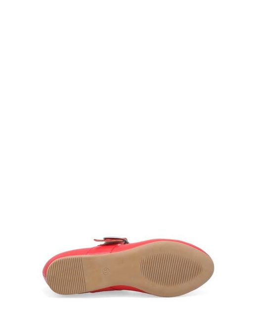 Miz Mooz Red Kaity Mary Jane Flat