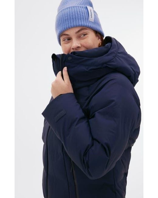 Halfdays Blue Georgie Puffer Jacket